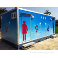 Prefabricated Bathroom Used in Construction Site